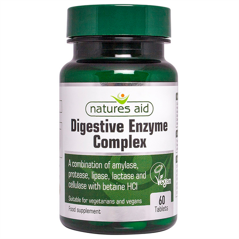 Natures Aid Digestive Enzyme Complex 60 Tablets