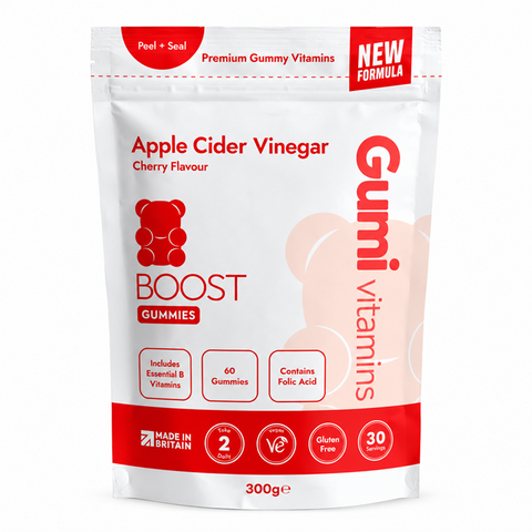 Gumi Vitamins BOOST Apple Cider Vinegar Gummies 300g (60 Gummies)