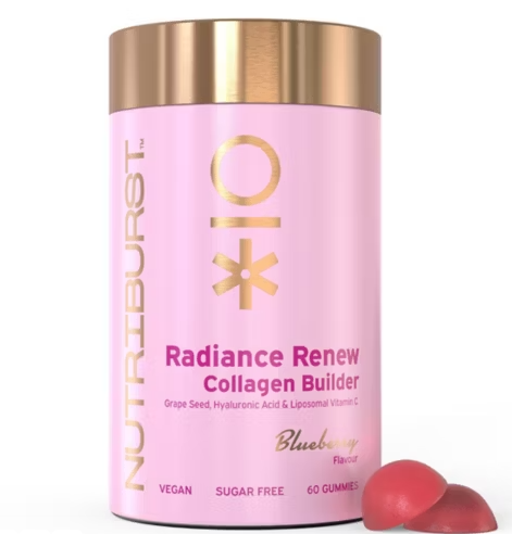 Nutriburst Radiance Renew Collagen Builder – Blueberry – 60 Gummies
