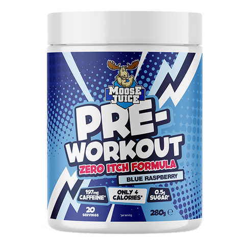 Muscle Moose Pre-Workout Zero Itch Formula 280g