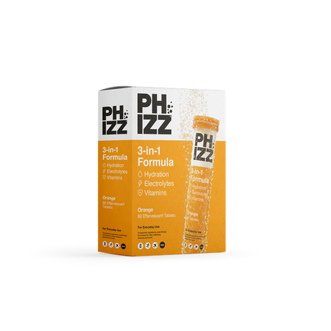 Phizz 3-in-1 Multivitamin & Rehydration Electrolyte Effervescent Tablets