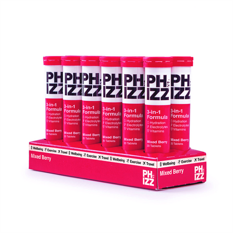Phizz 3-in-1 Multivitamin & Rehydration Electrolyte Effervescent Tablets