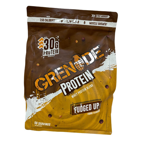 Grenade post workout whey protein, fudge flavour